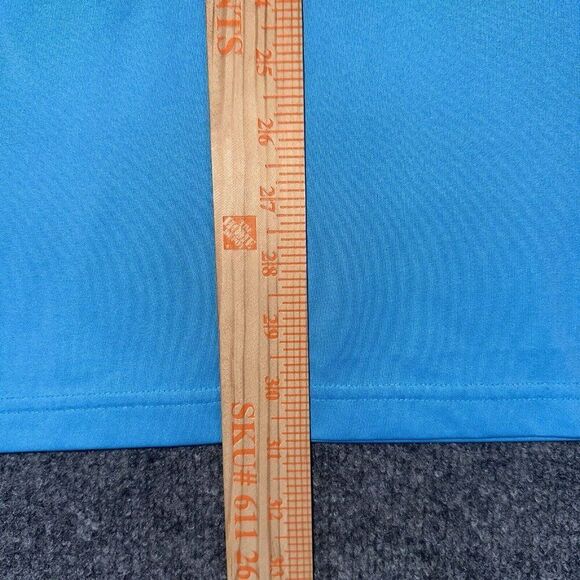 Adidas Golf Adizero Polo Shirt Mens XL Blue Geometric‎ Short Sleeve Casual Adult - Picture 7 of 7